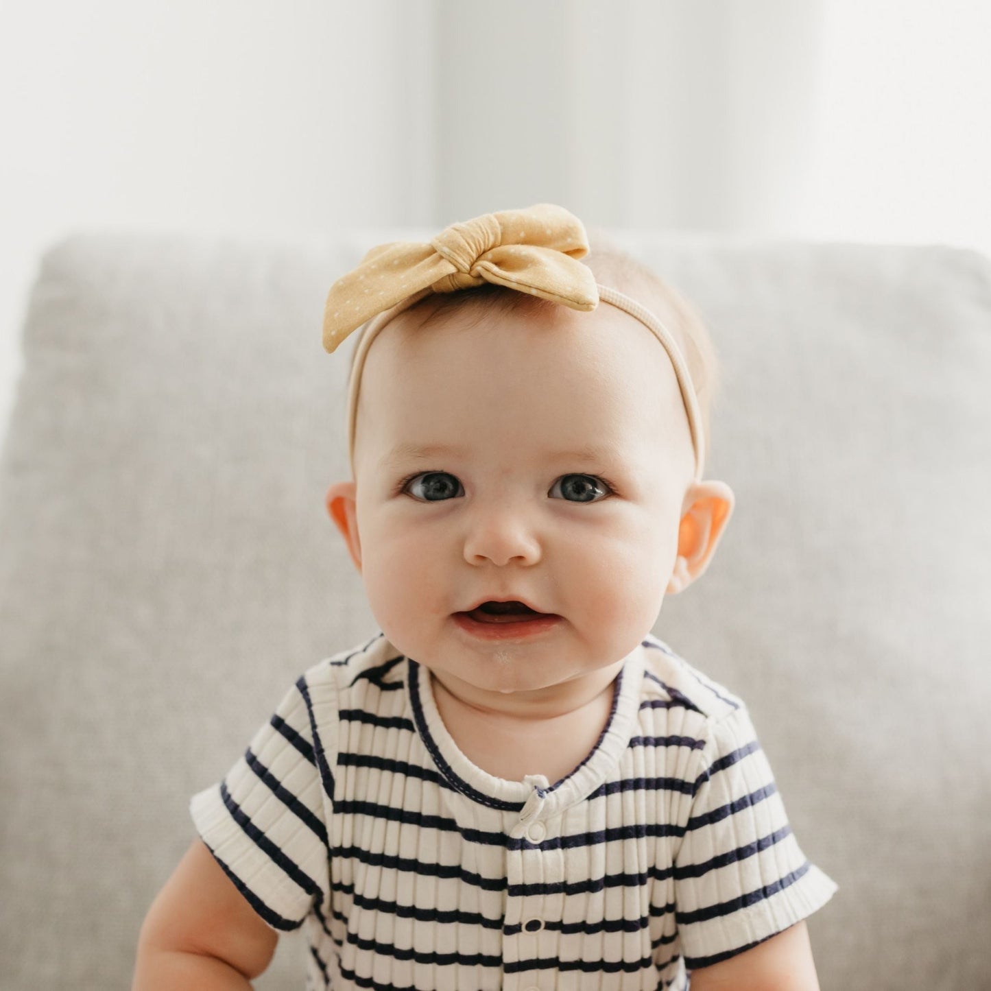 Classic Baby Bow - Marigold