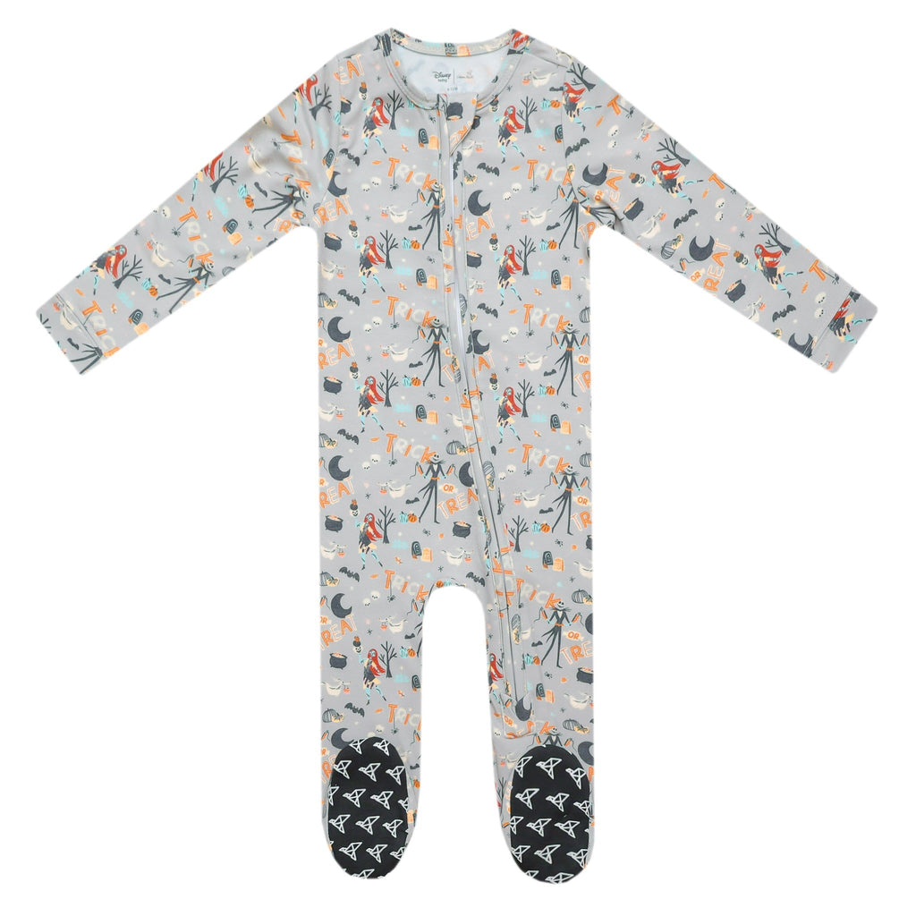 Zip-Up Footie Pajama - Nightmare Before Christmas