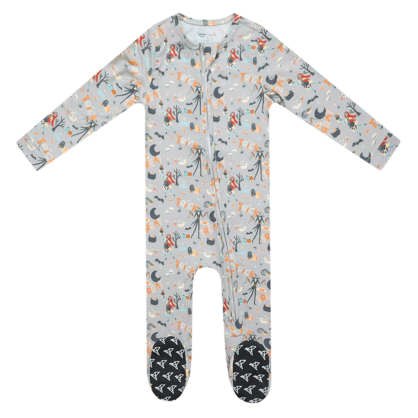 Zip-Up Footie Pajama - Nightmare Before Christmas