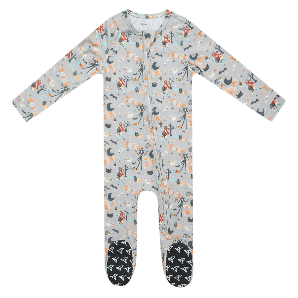 Zip-Up Footie Pajama - Nightmare Before Christmas