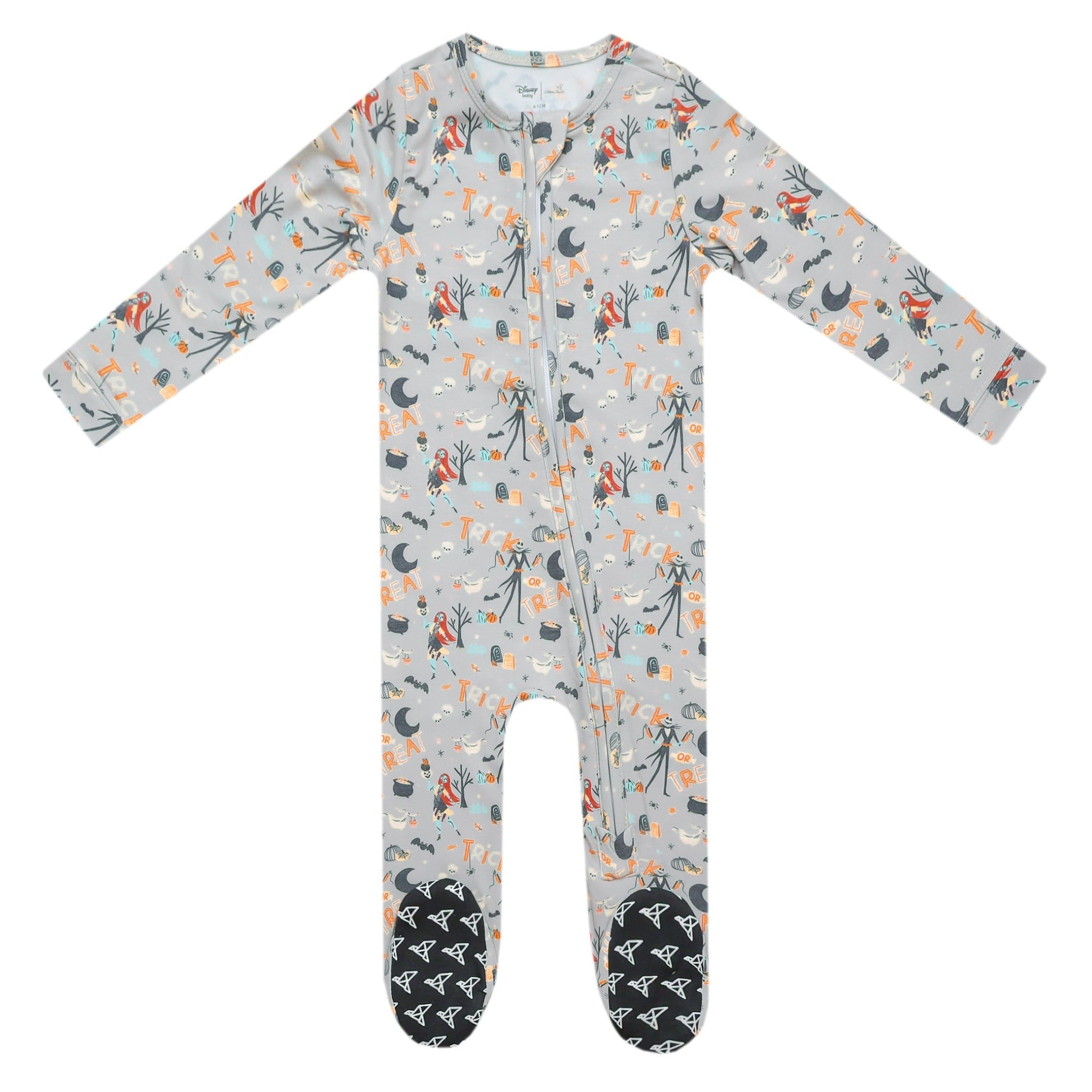Zip-Up Footie Pajama - Nightmare Before Christmas