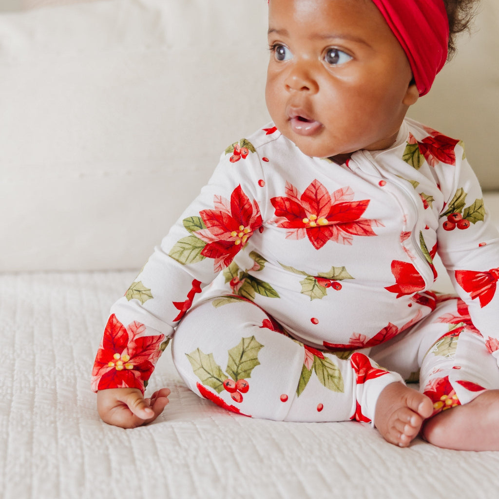 Bamboo Convertible Zip-Up Footie Pajama - Holly Anne