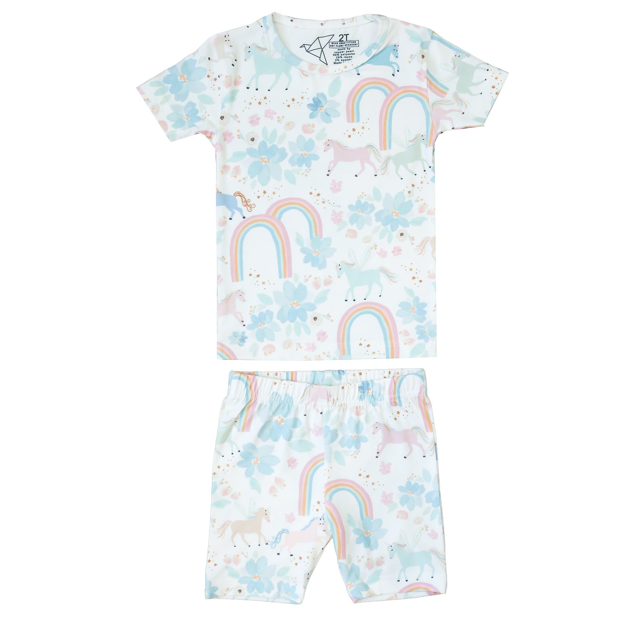 2pc Short Sleeve Pajama Set - Whimsy