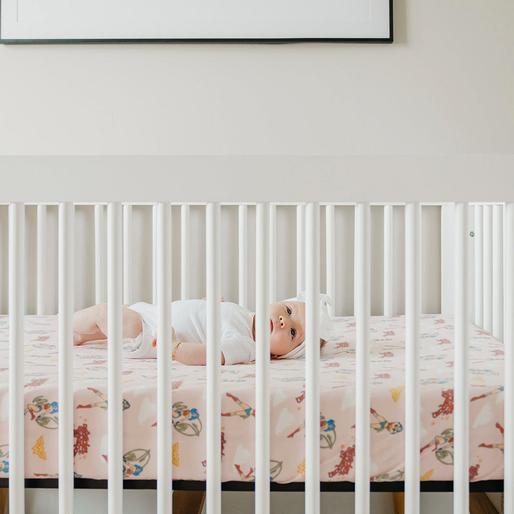 Premium Knit Fitted Crib Sheet - Wonder Woman
