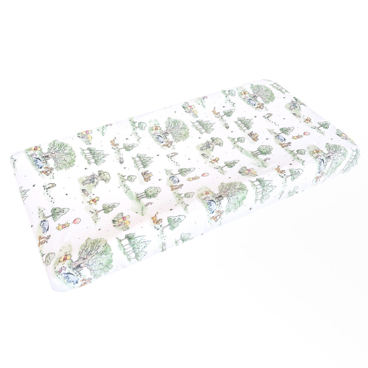 Premium Knit Diaper Changing Pad Cover - Hundred Acre Wood