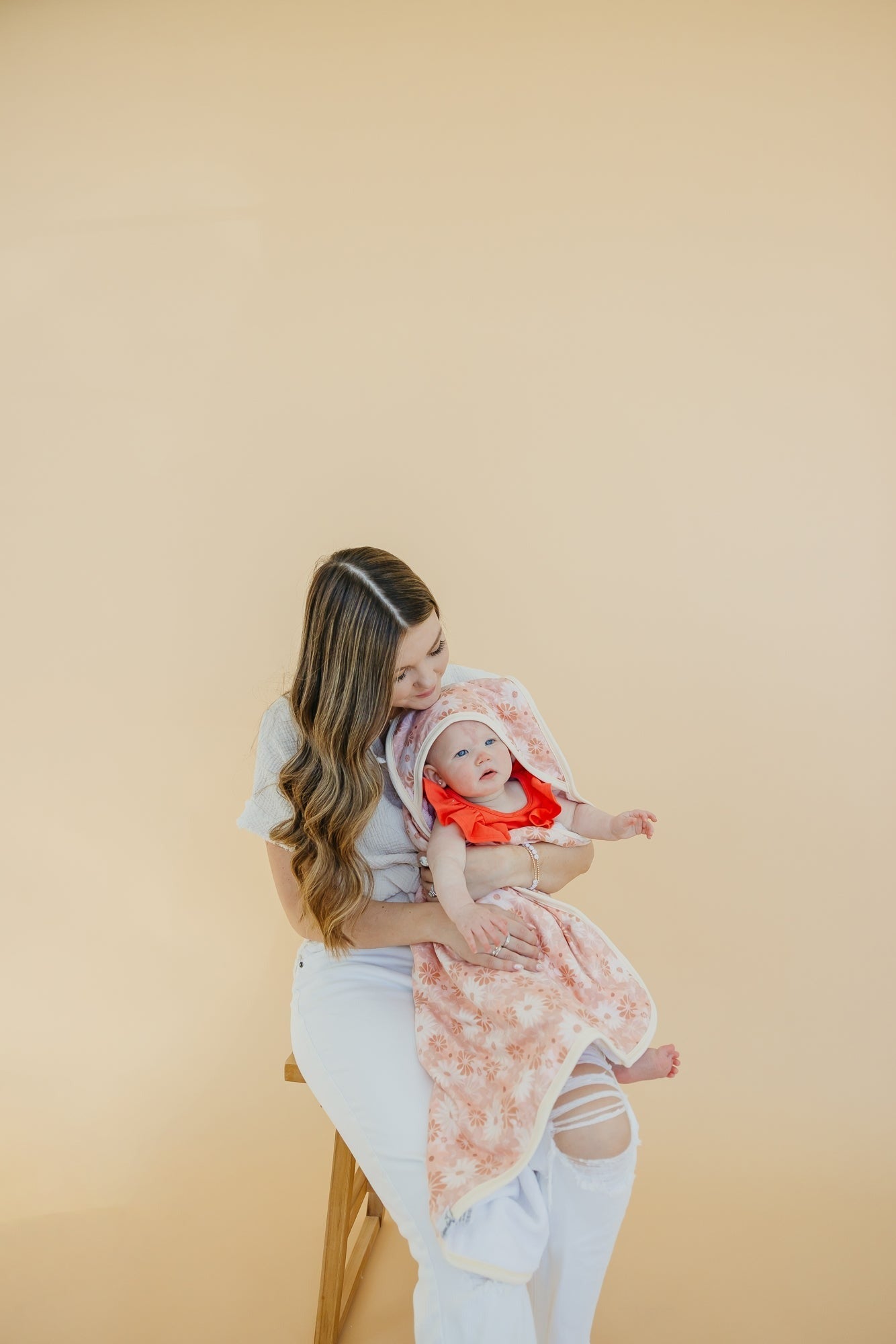 Premium Baby Knit Hooded Towel - Penny