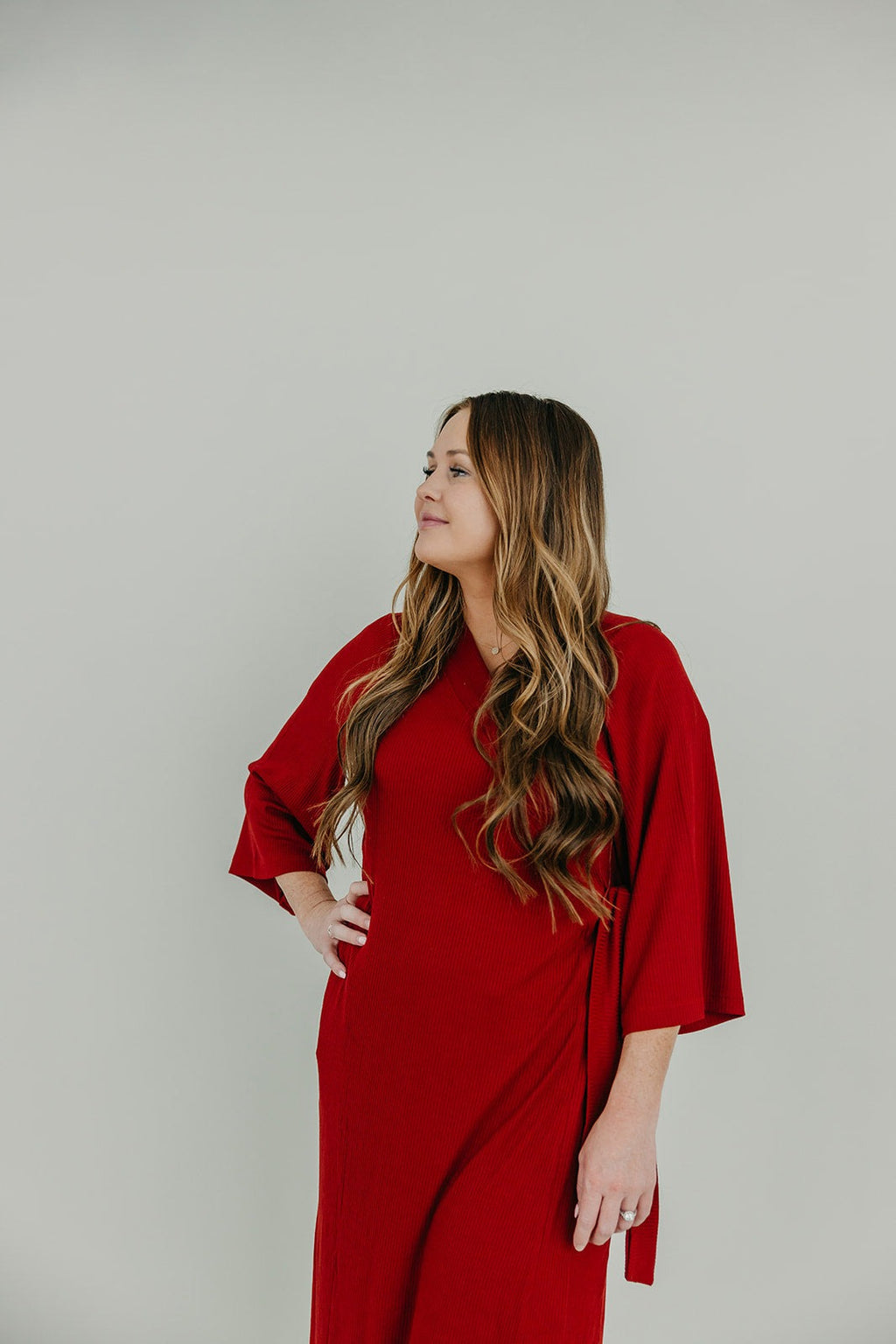 Women's Everyday Robe - Cranberry