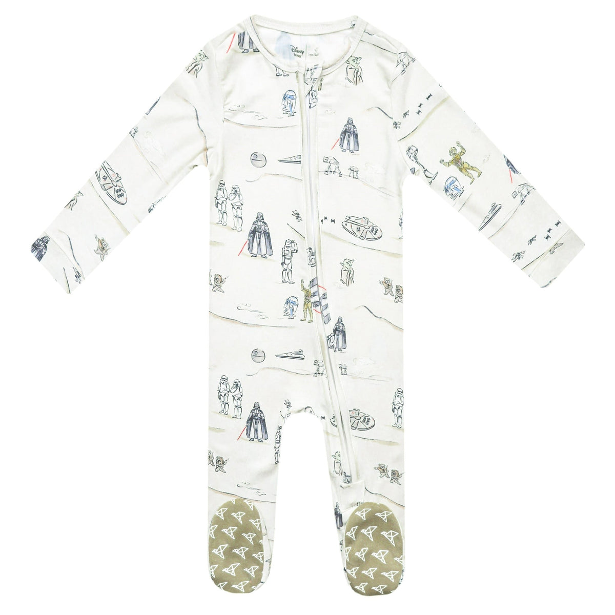 Zip-Up Footie Pajama - Tatooine