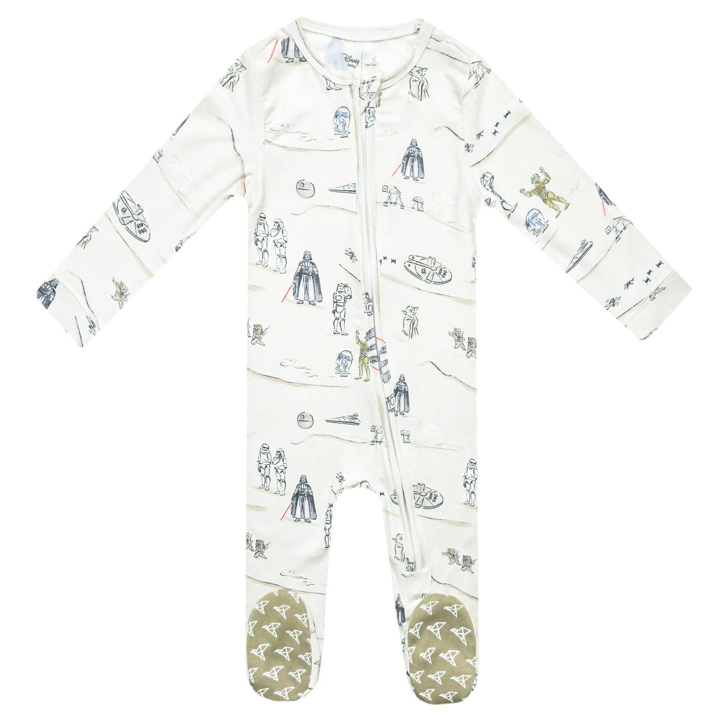 Zip-Up Footie Pajama - Tatooine
