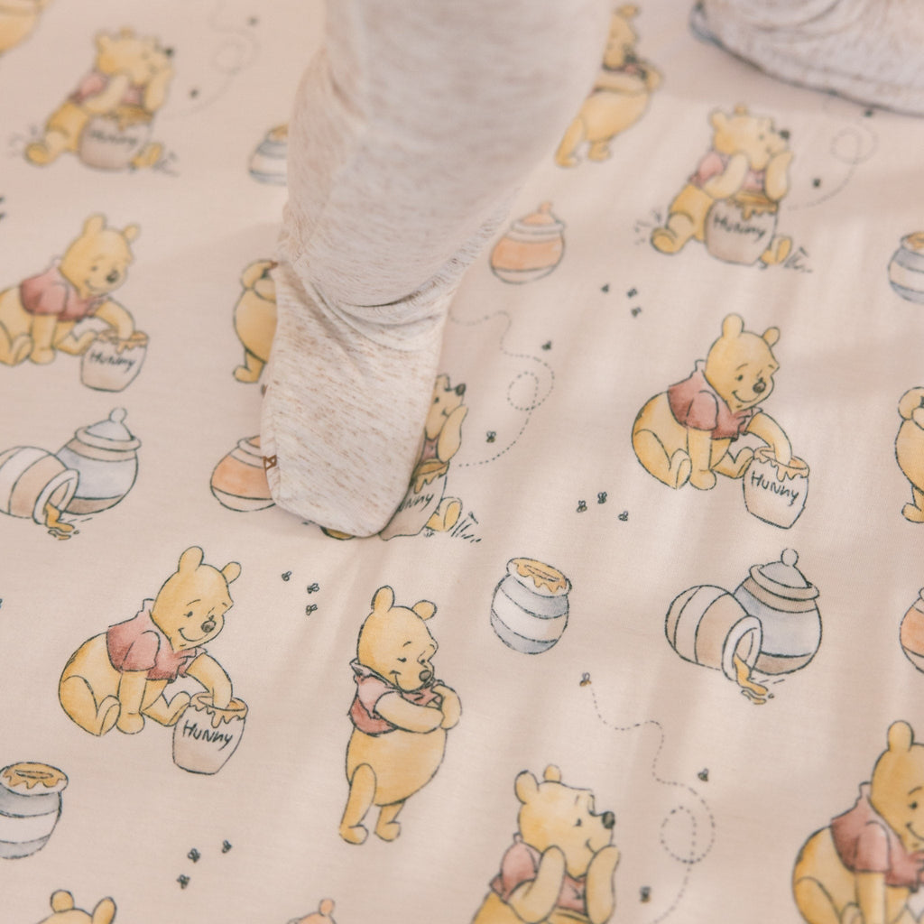 Premium Knit Fitted Crib Sheet - Hunny