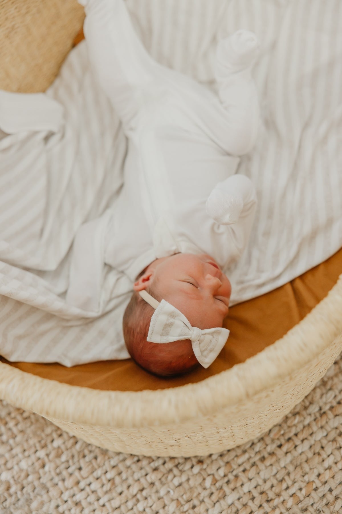 Bowtie Baby Bow - Coastal