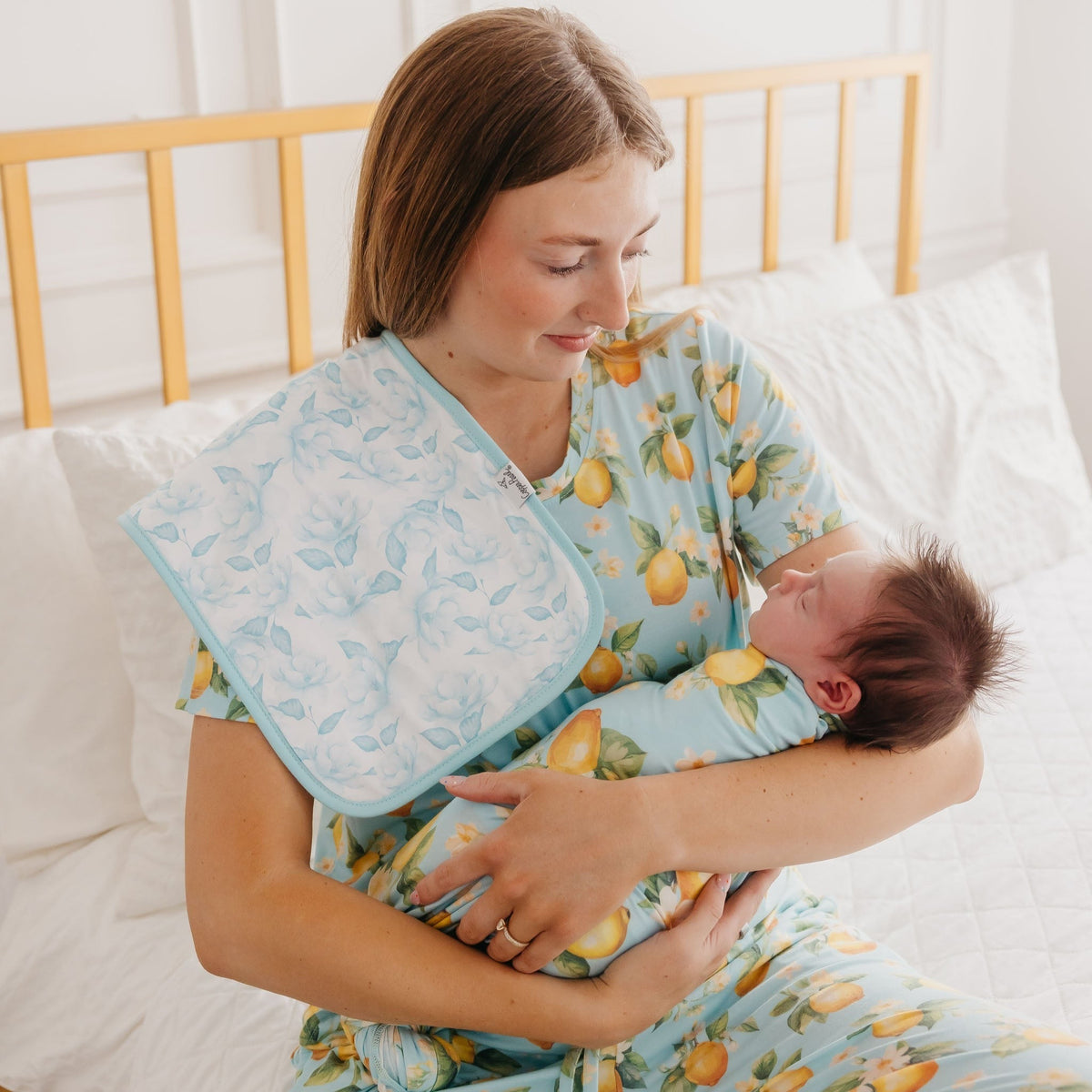 3 Pack Premium Burp Cloths - Melody