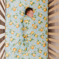 Premium Knit Fitted Crib Sheet - Melody