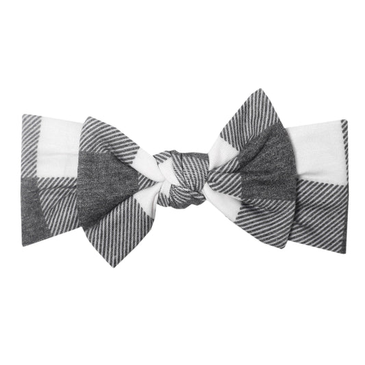 Knit Headband Bow - Scotland