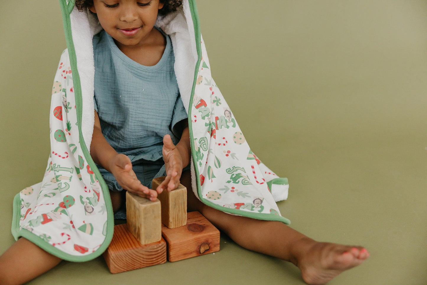 Premium Baby Knit Hooded Towel - Elf
