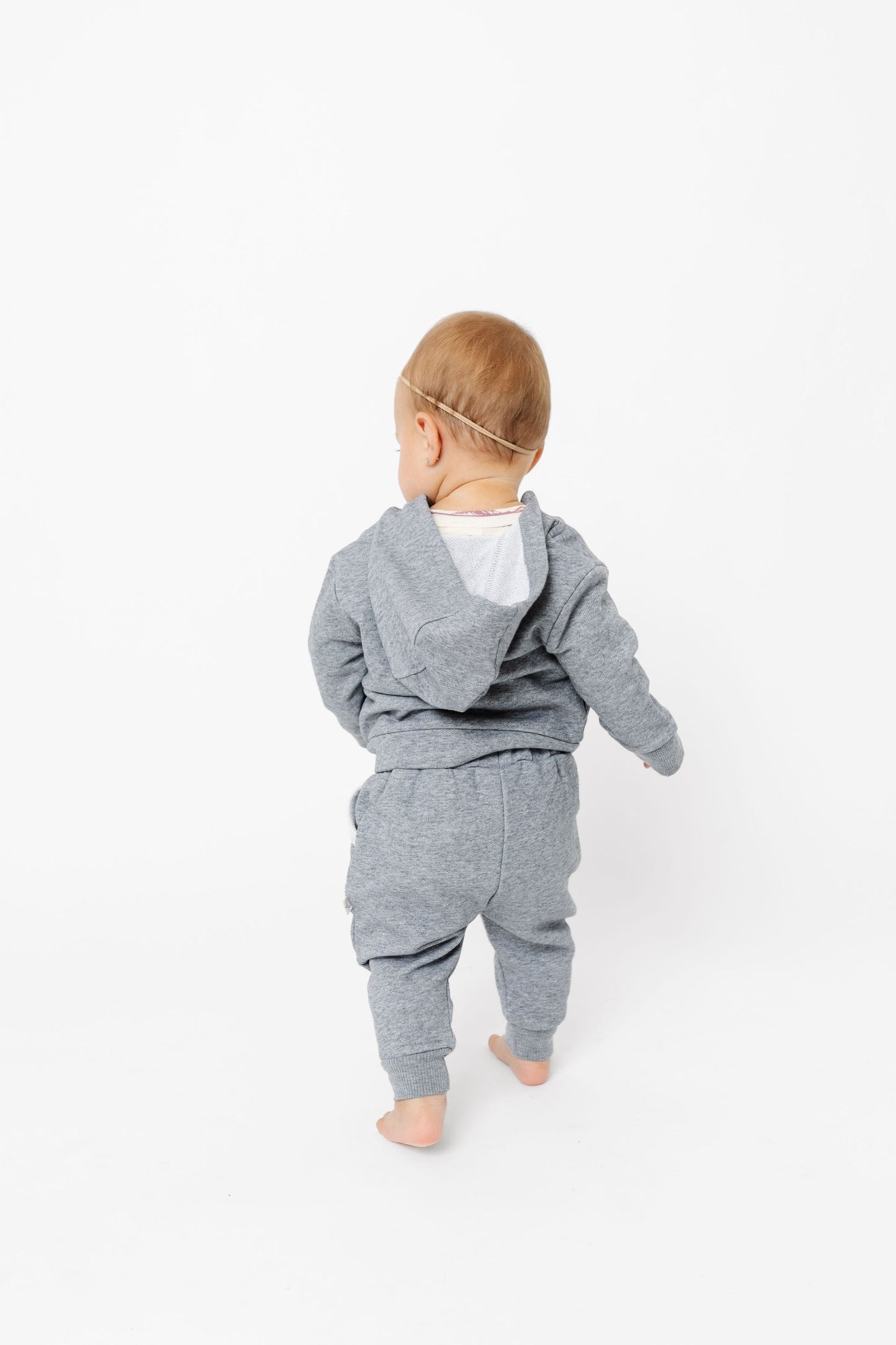 Zip-Up Hoodie - Gray