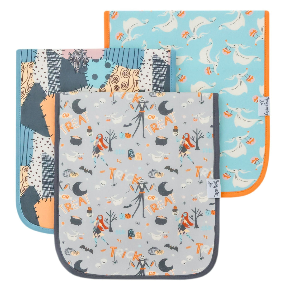 3 Pack Premium Burp Cloths - Nightmare Before Christmas