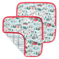 Three-Layer Security Blanket Set - Snowy Slopes