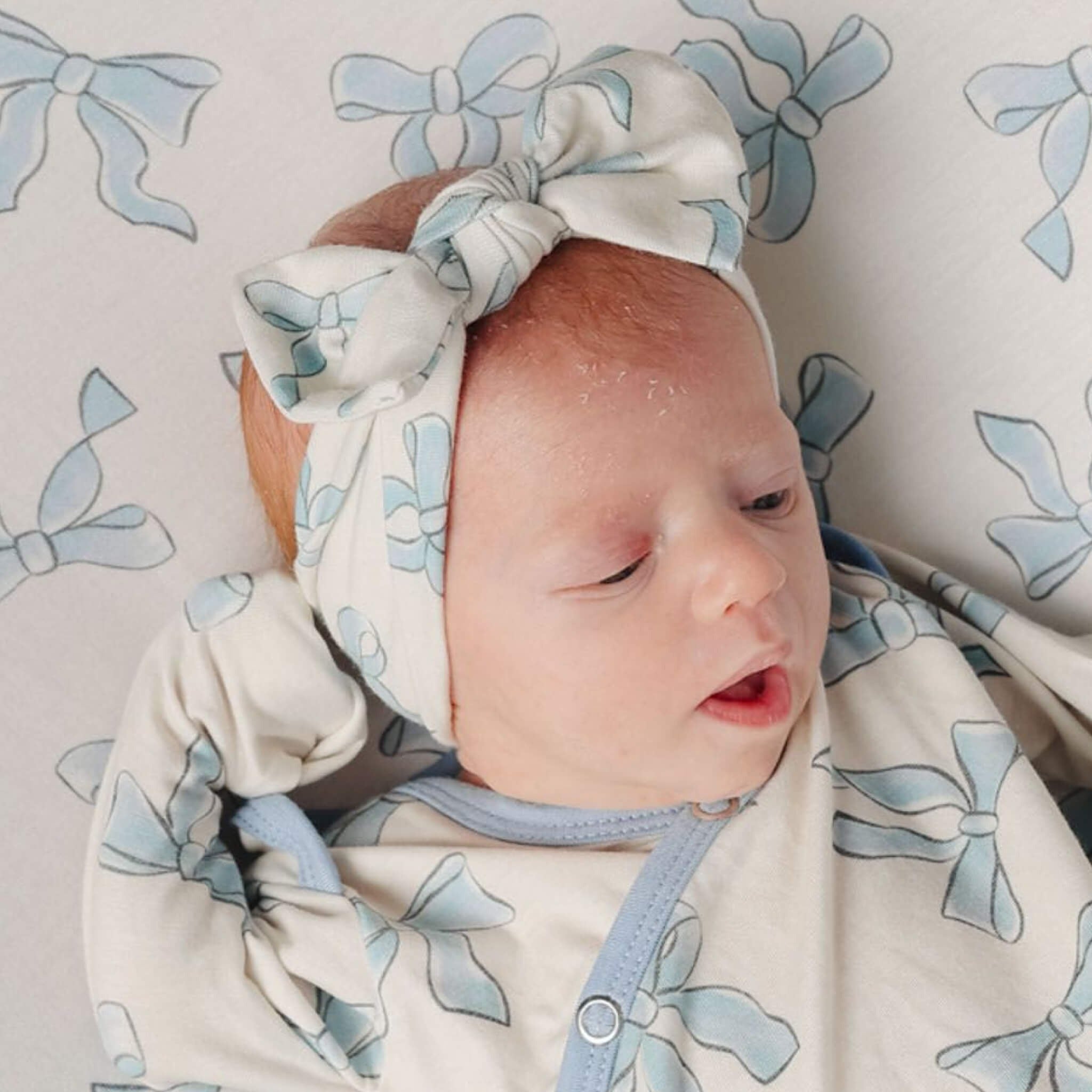 Knit Headband Bow - Daphne