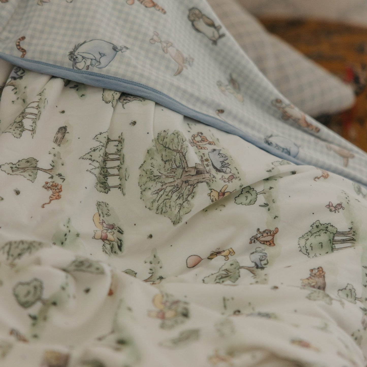 Three-Layer Jumbo Quilt - Hundred Acre Wood
