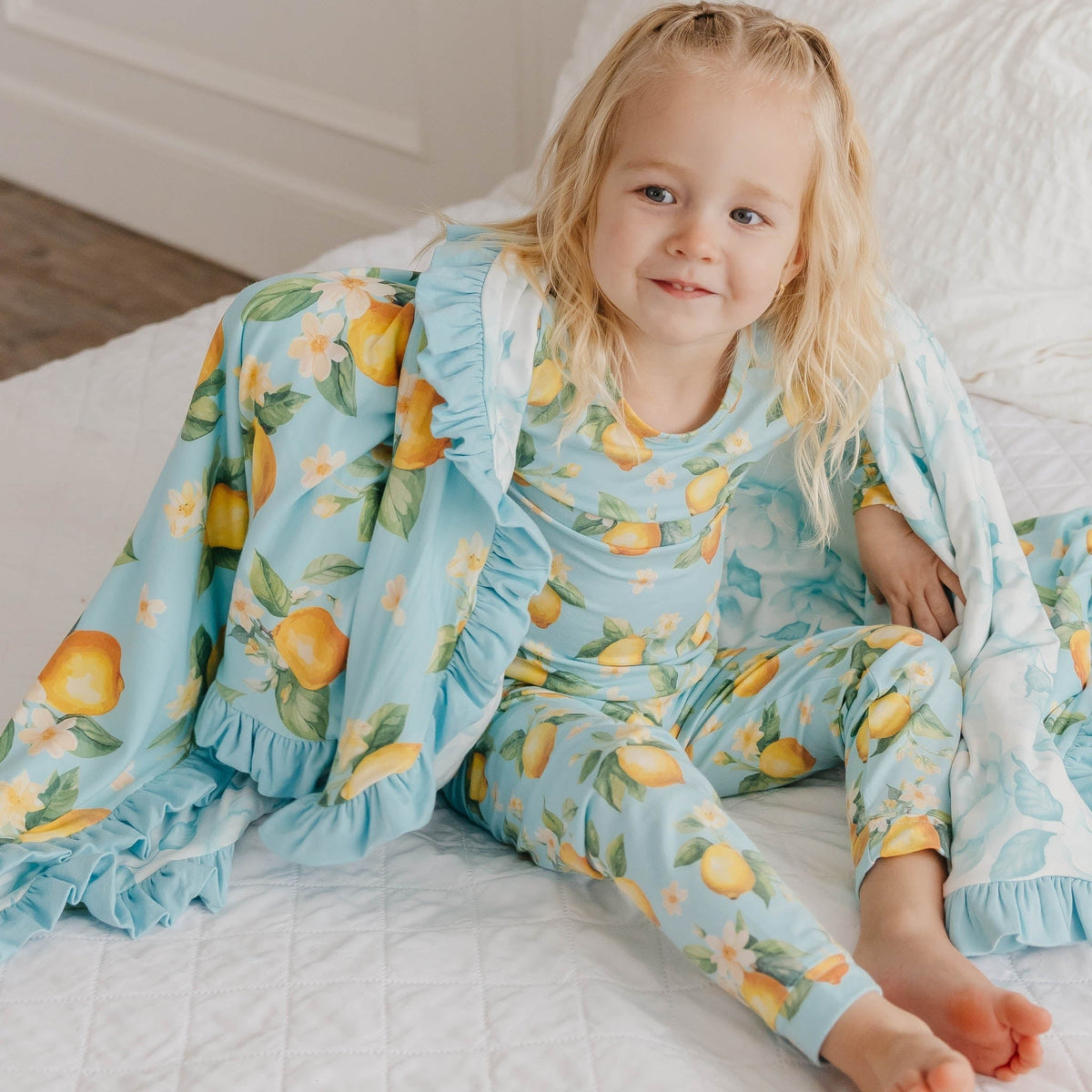 Ruffled Three-Layer Quilt - Melody