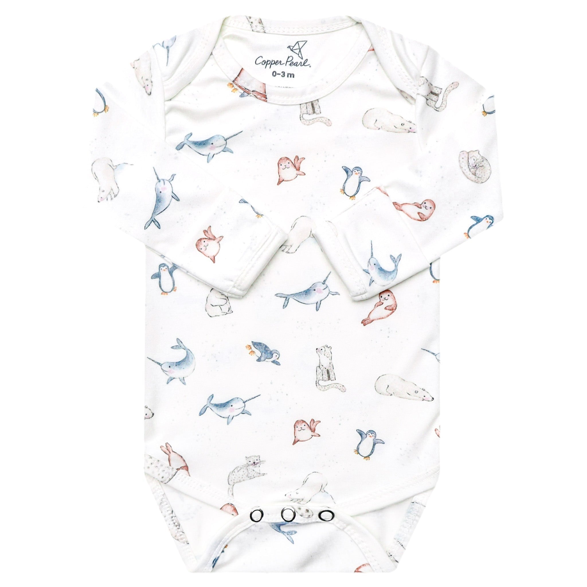 Long Sleeve Bodysuit - Arctic Wonder