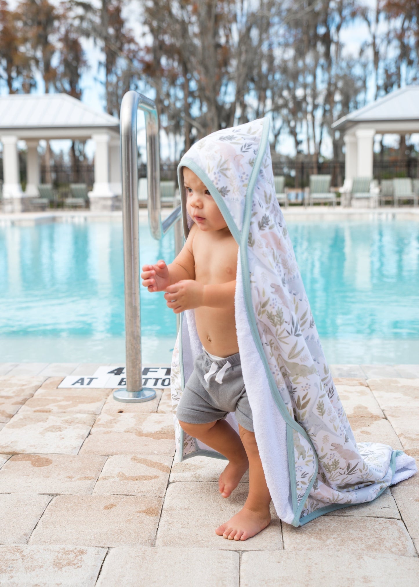 Premium Baby Knit Hooded Towel - Rex