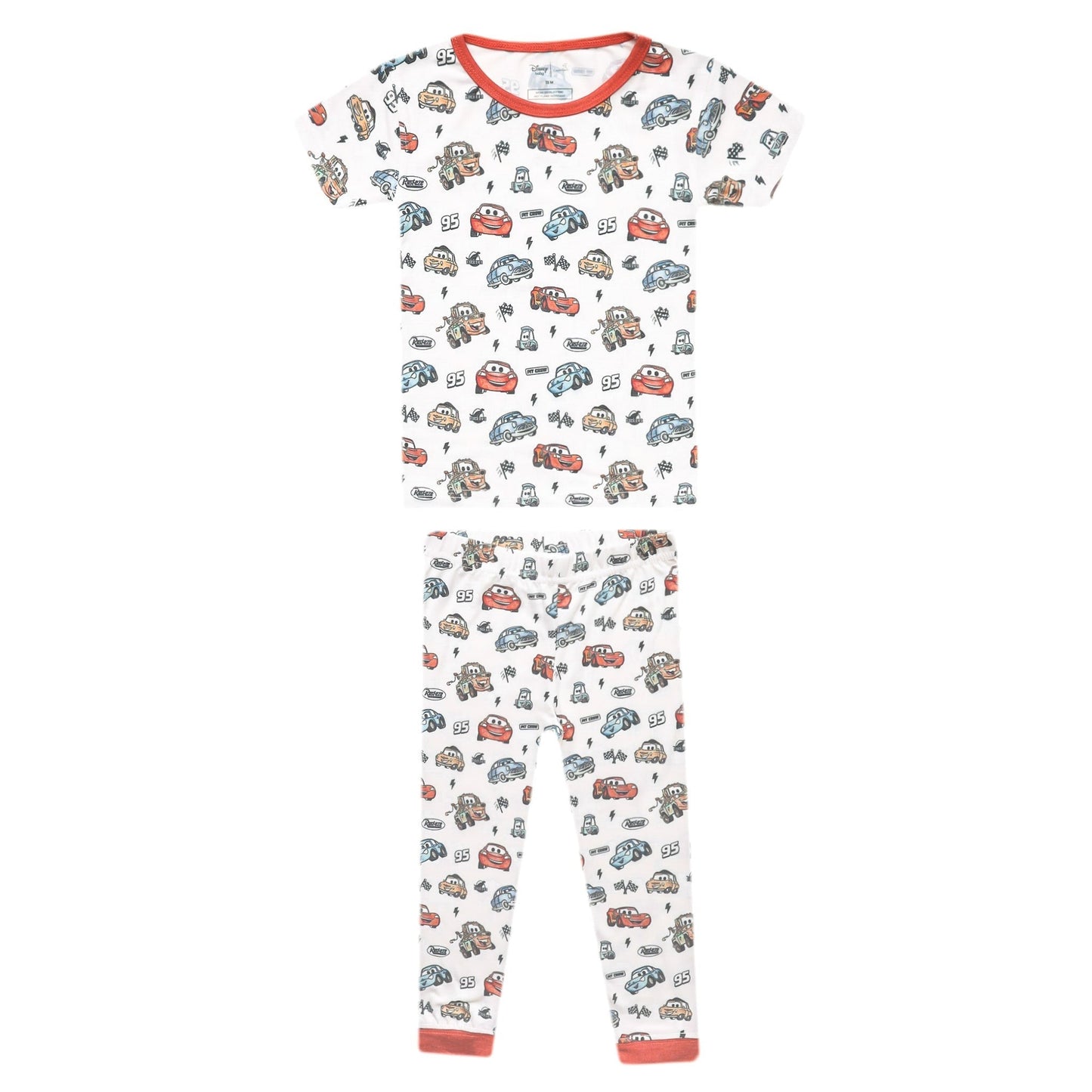 2pc Short Sleeve Pajamas with Pants - Disney Pixar Cars