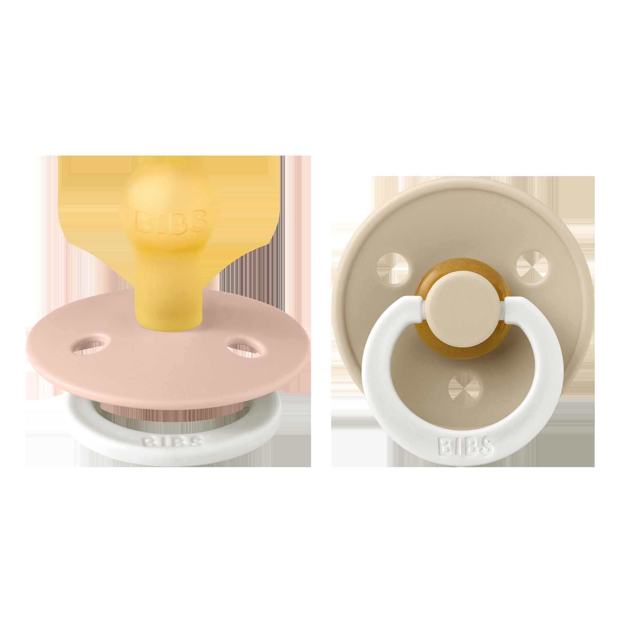 BIBS Colour 2 PACK Latex Blush GLOW/Vanilla GLOW