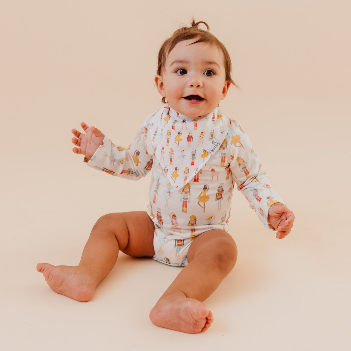 4 Pack Baby Bandana Bibs - Juliet