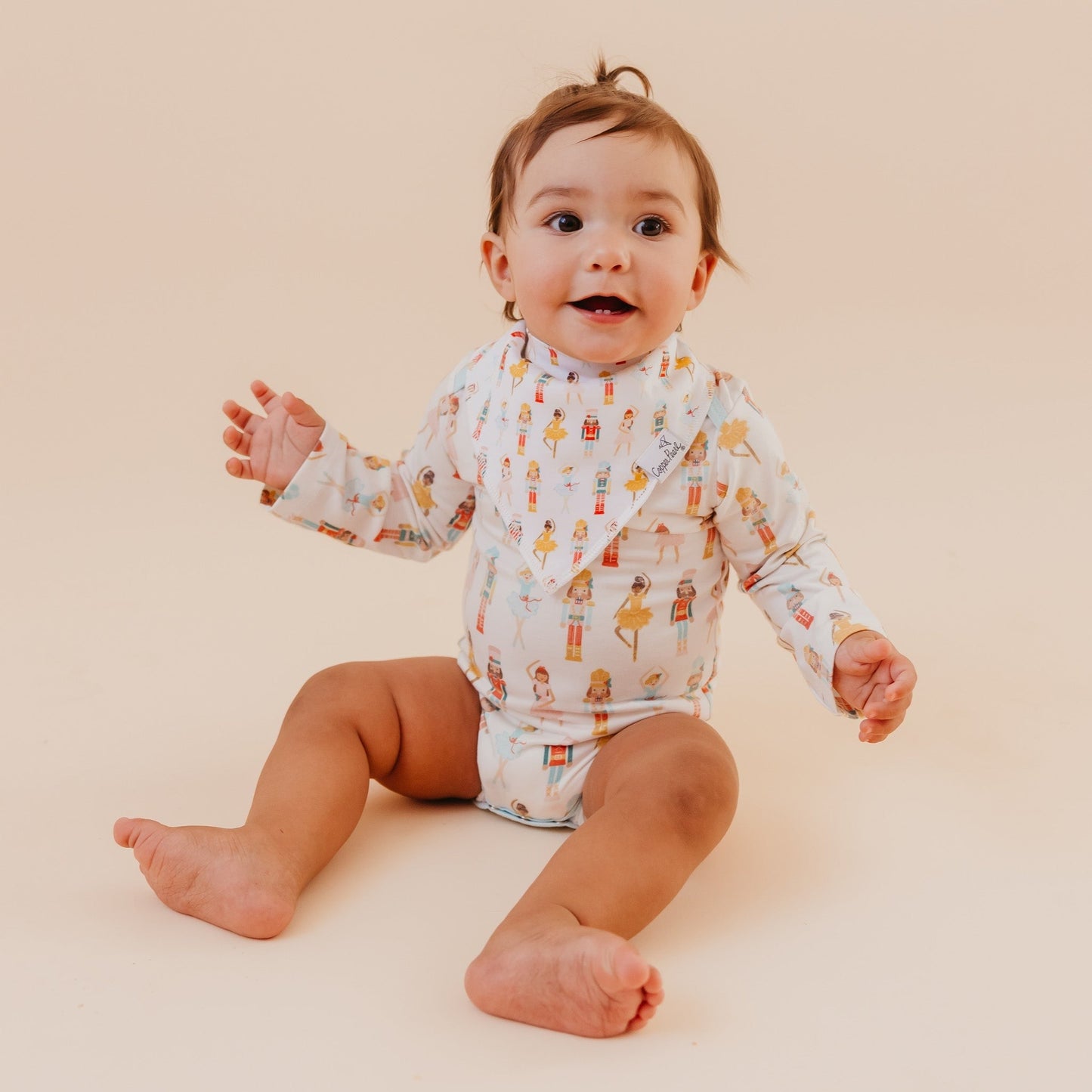 4 Pack Baby Bandana Bibs - Juliet