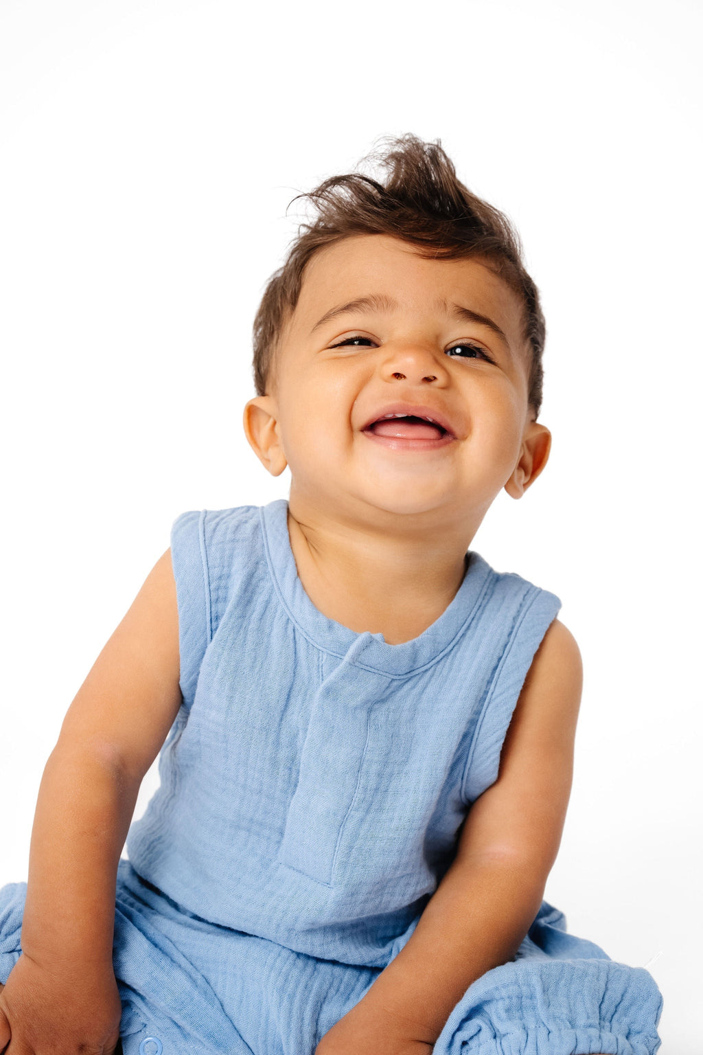Snap Romper - Robin