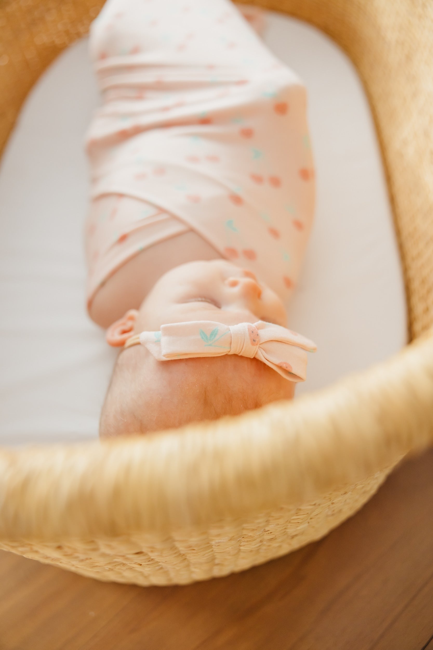 Ribbon Baby Bow - Cheery