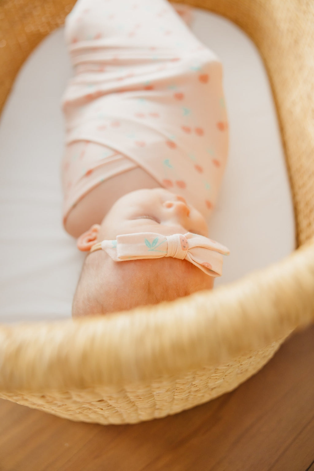 Ribbon Baby Bow - Cheery
