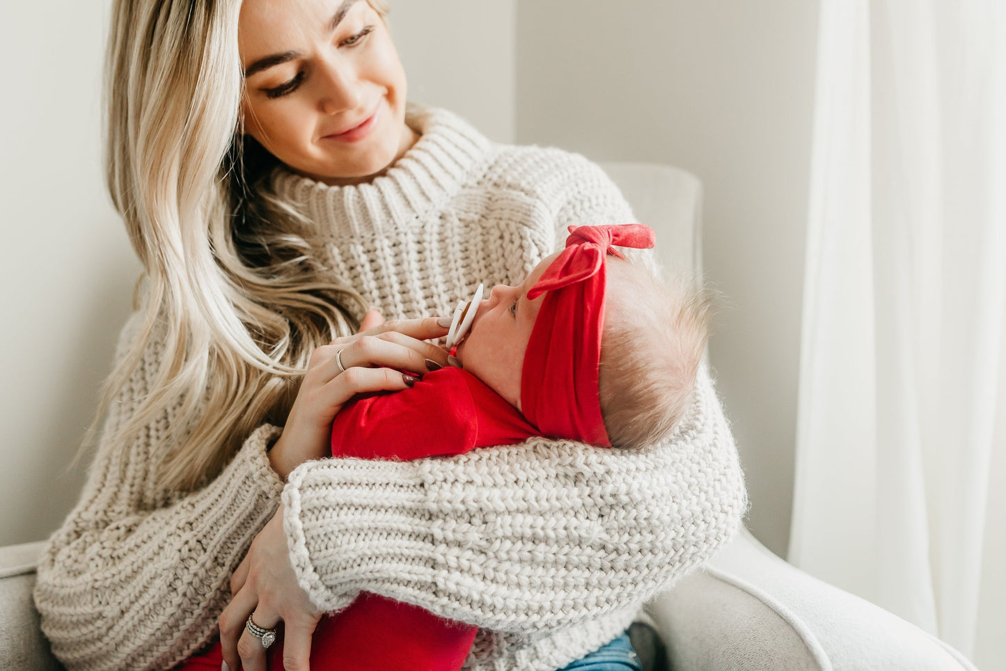 Knit Headband Bow - Mara