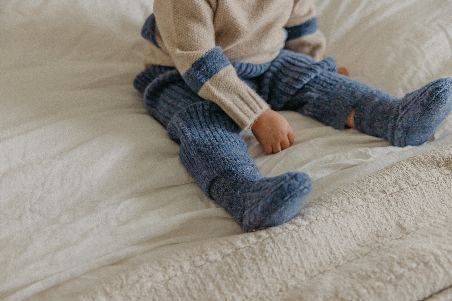 Sweater Bootie - Navy