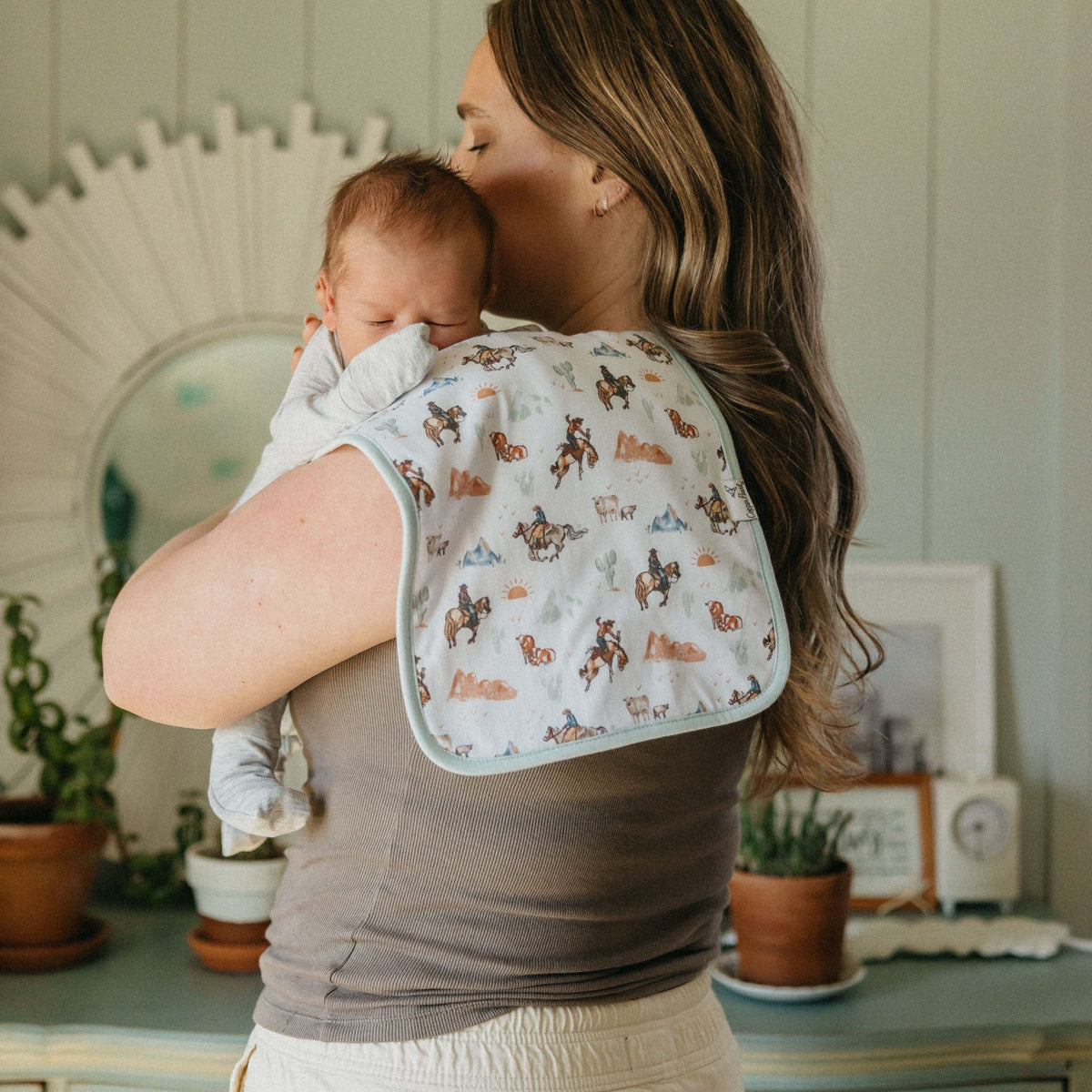 3 Pack Premium Burp Cloths - Boone