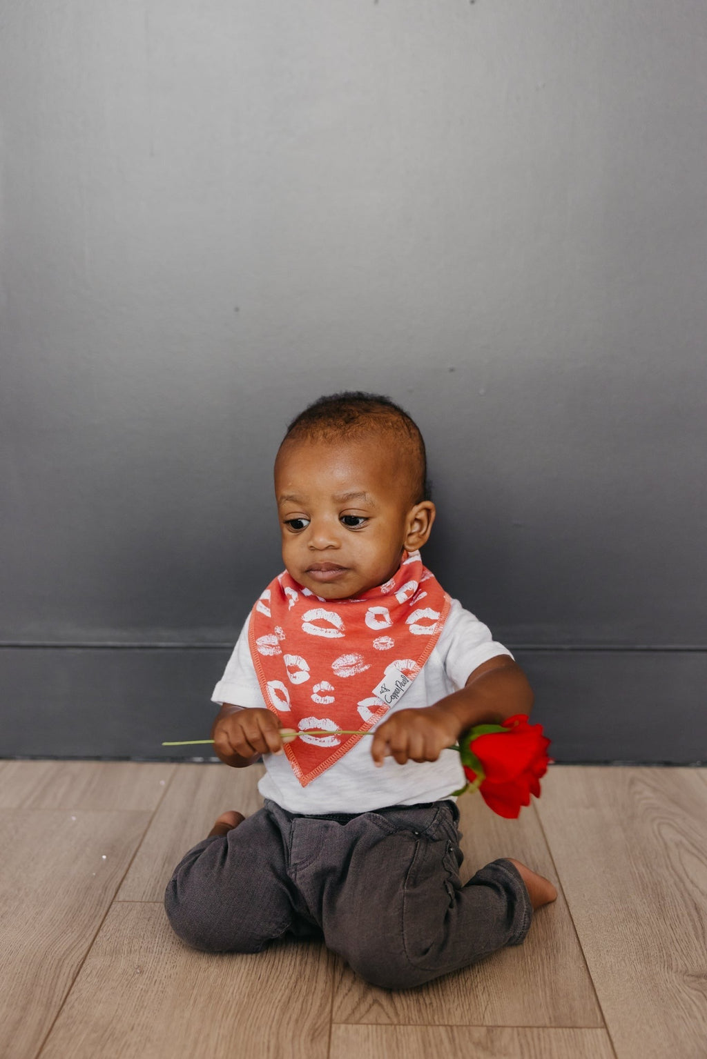 4 Pack Baby Bandana Bibs - Crush