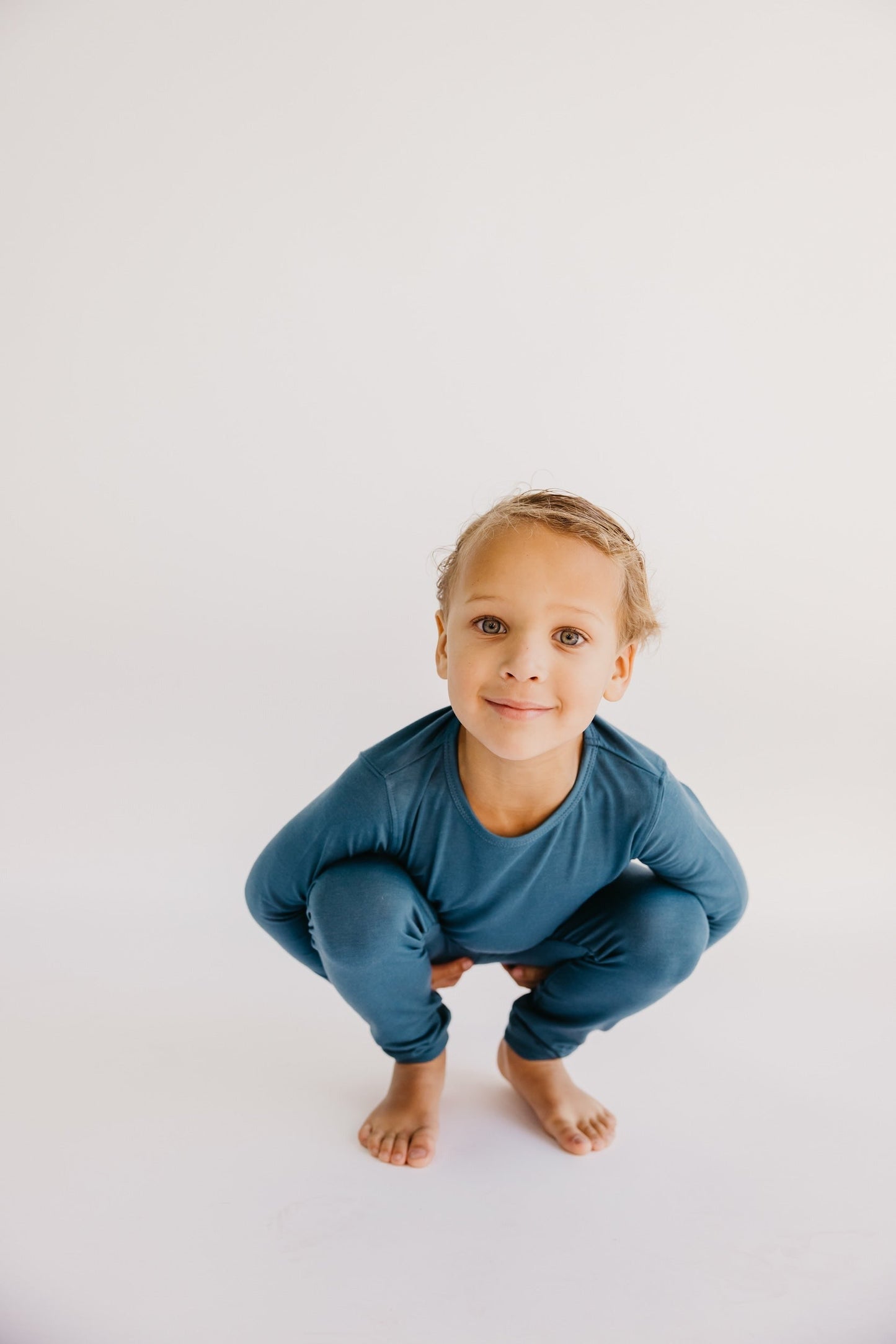 2pc Long Sleeve Pajama Set - Steel