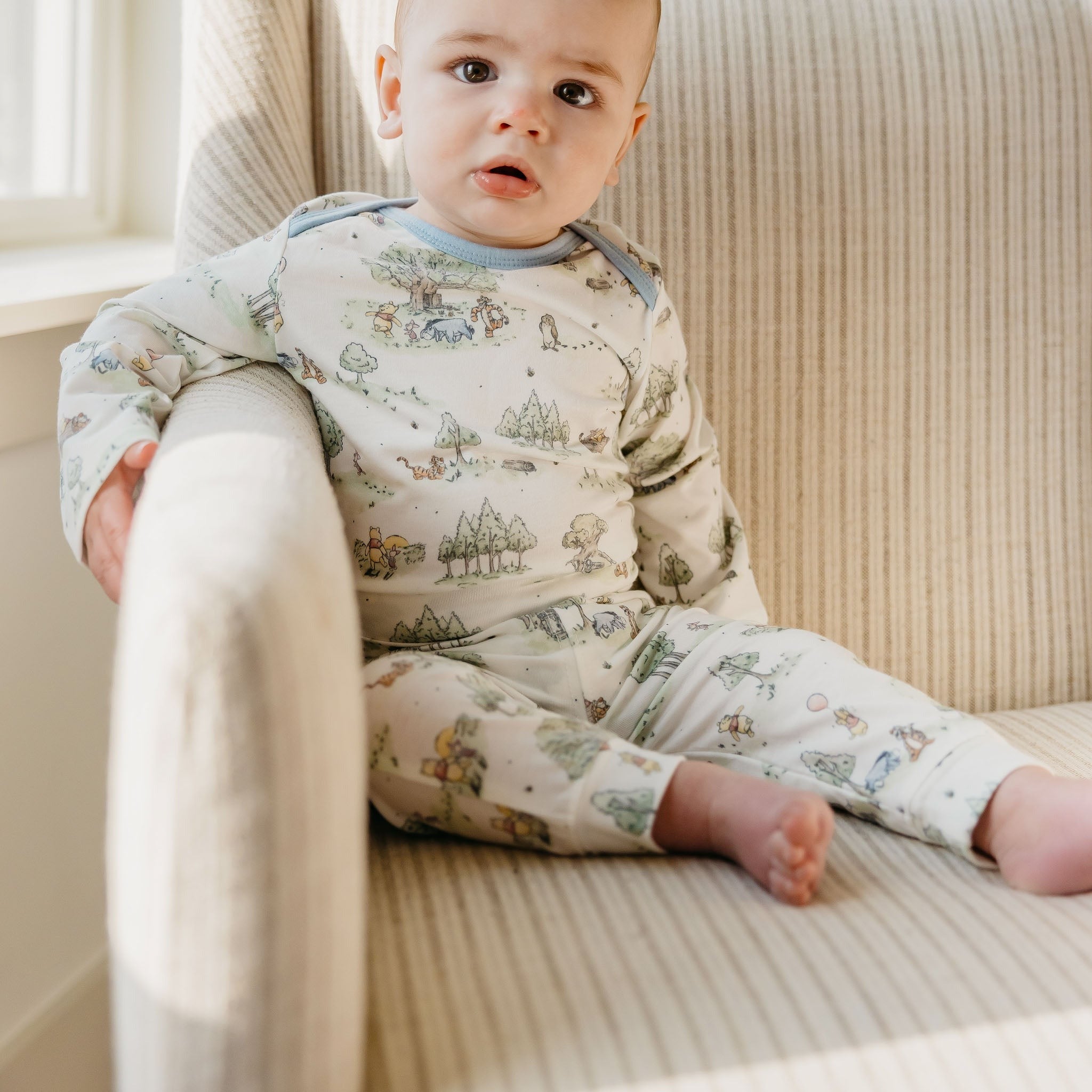 Long Sleeve Bodysuit - Hundred Acre Wood