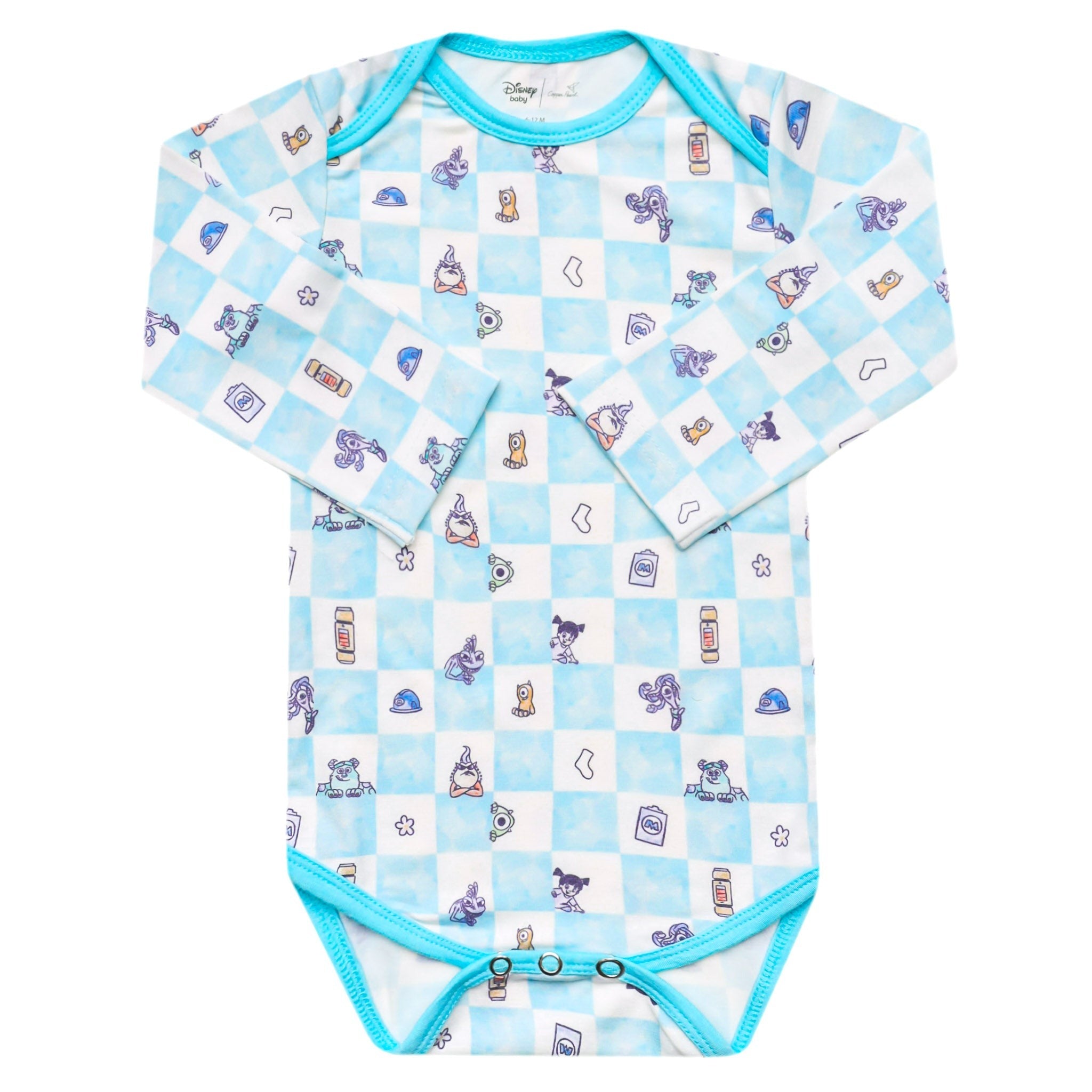 Long Sleeve Bodysuit - Monsters, Inc. Medley