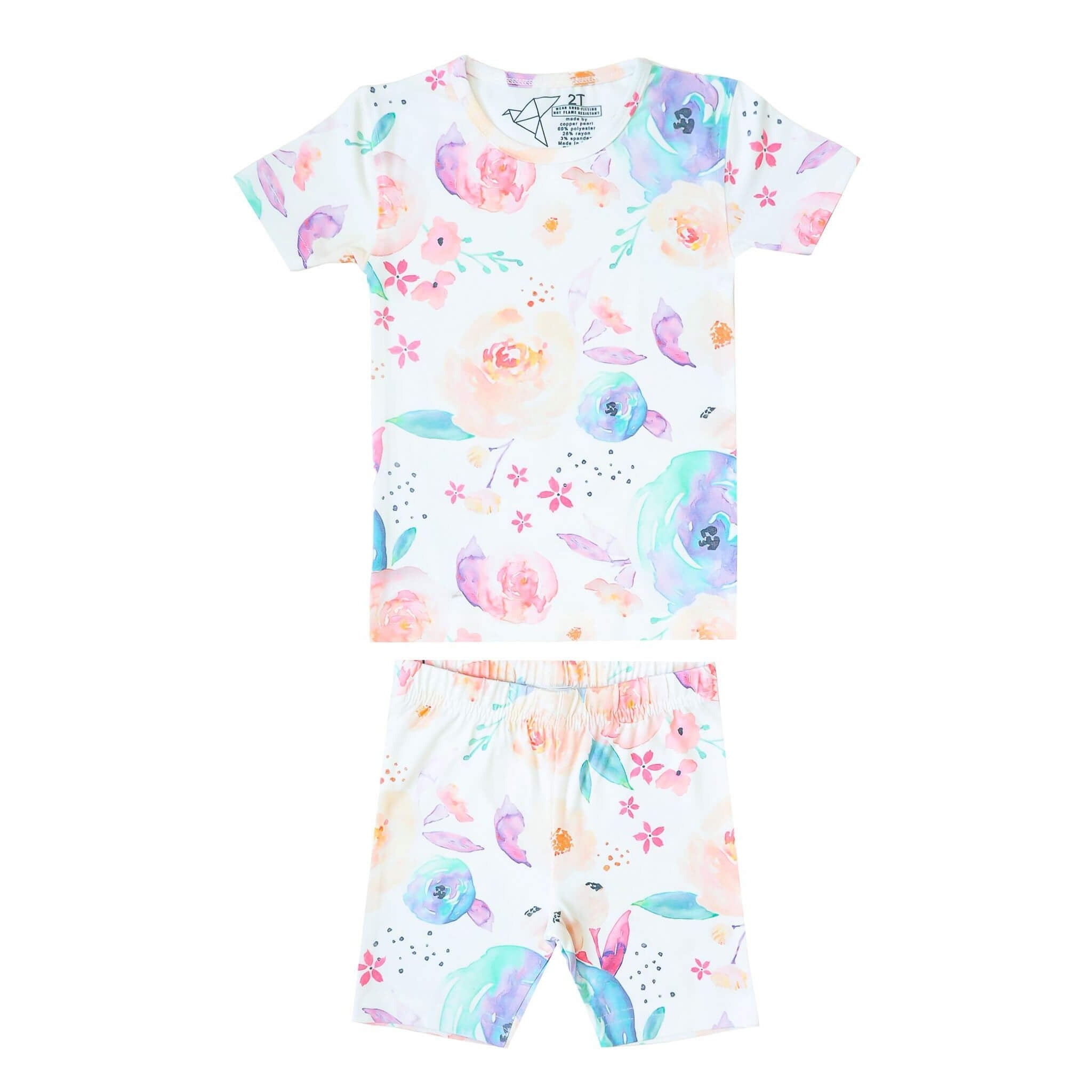2pc Short Sleeve Pajama Set - Bloom