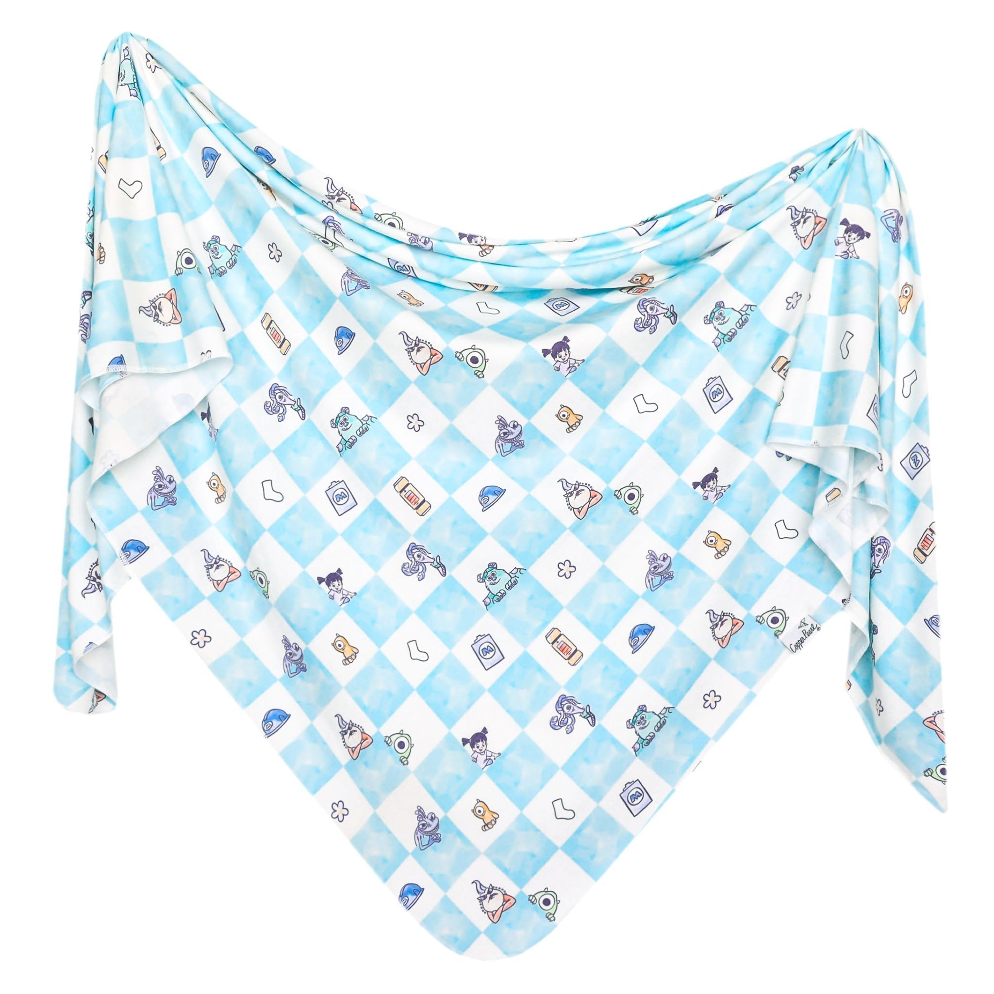 Knit Swaddle Blanket - Monsters, Inc. Medley
