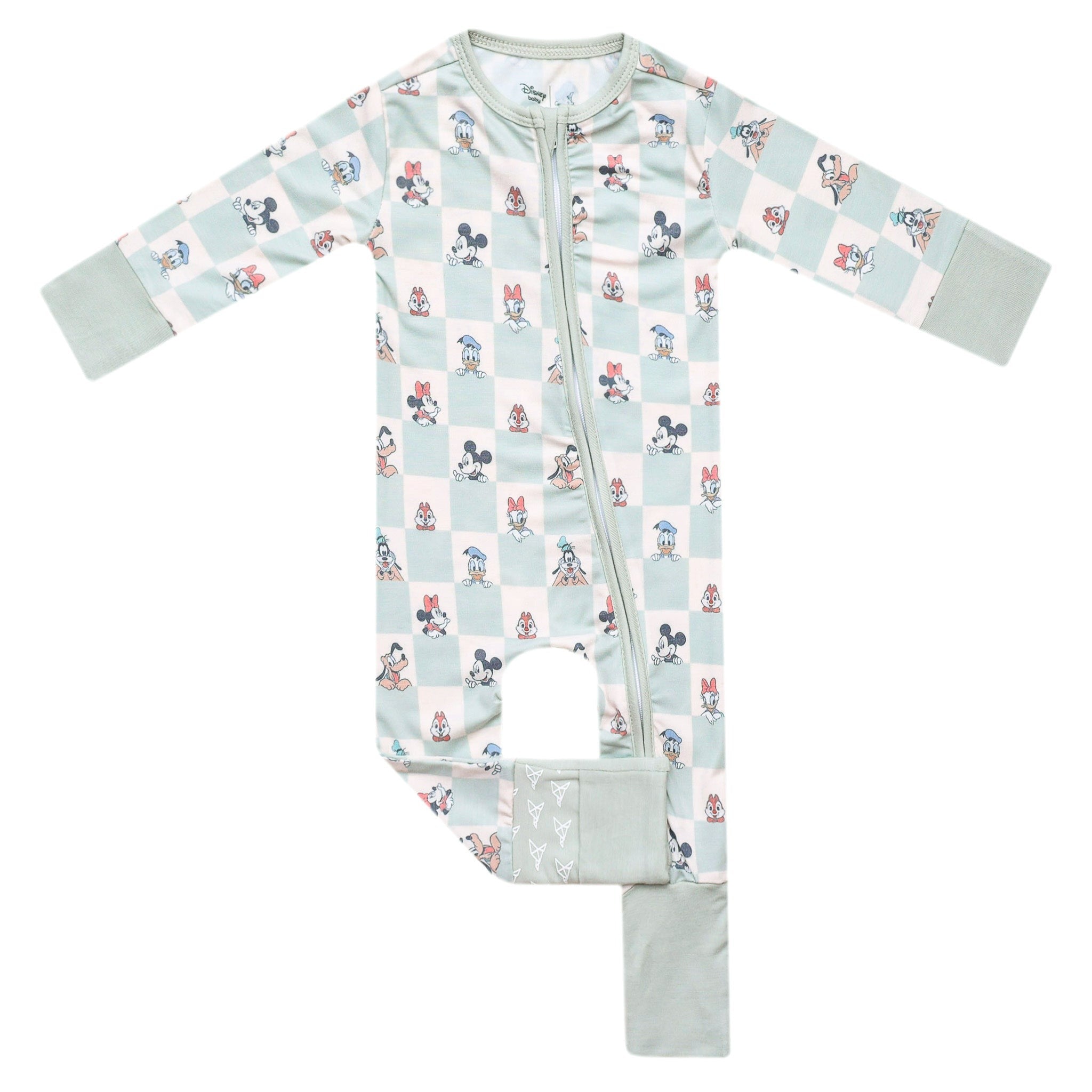 Convertible Zip-Up Footie - Mickey Mouse and Friends