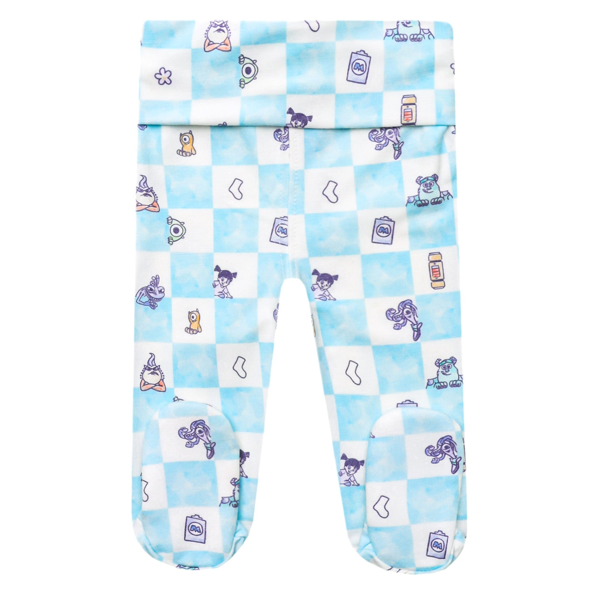 Footed Baby Pants - Monsters, Inc. Medley