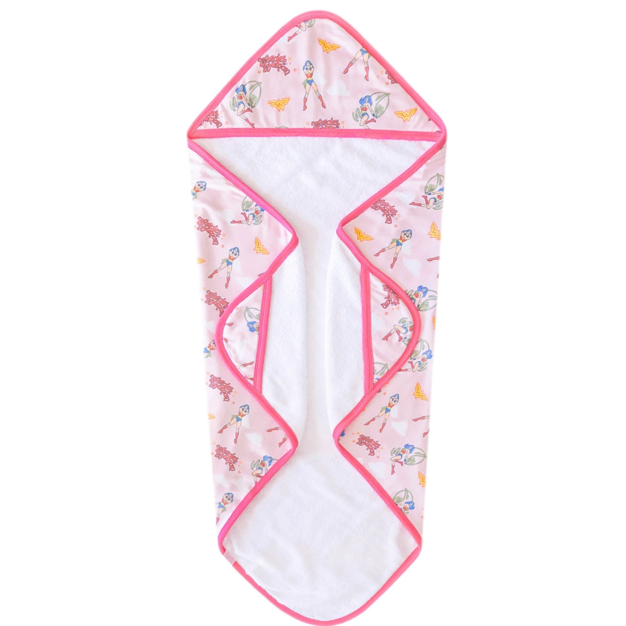 Premium Baby Knit Hooded Towel - Wonder Woman