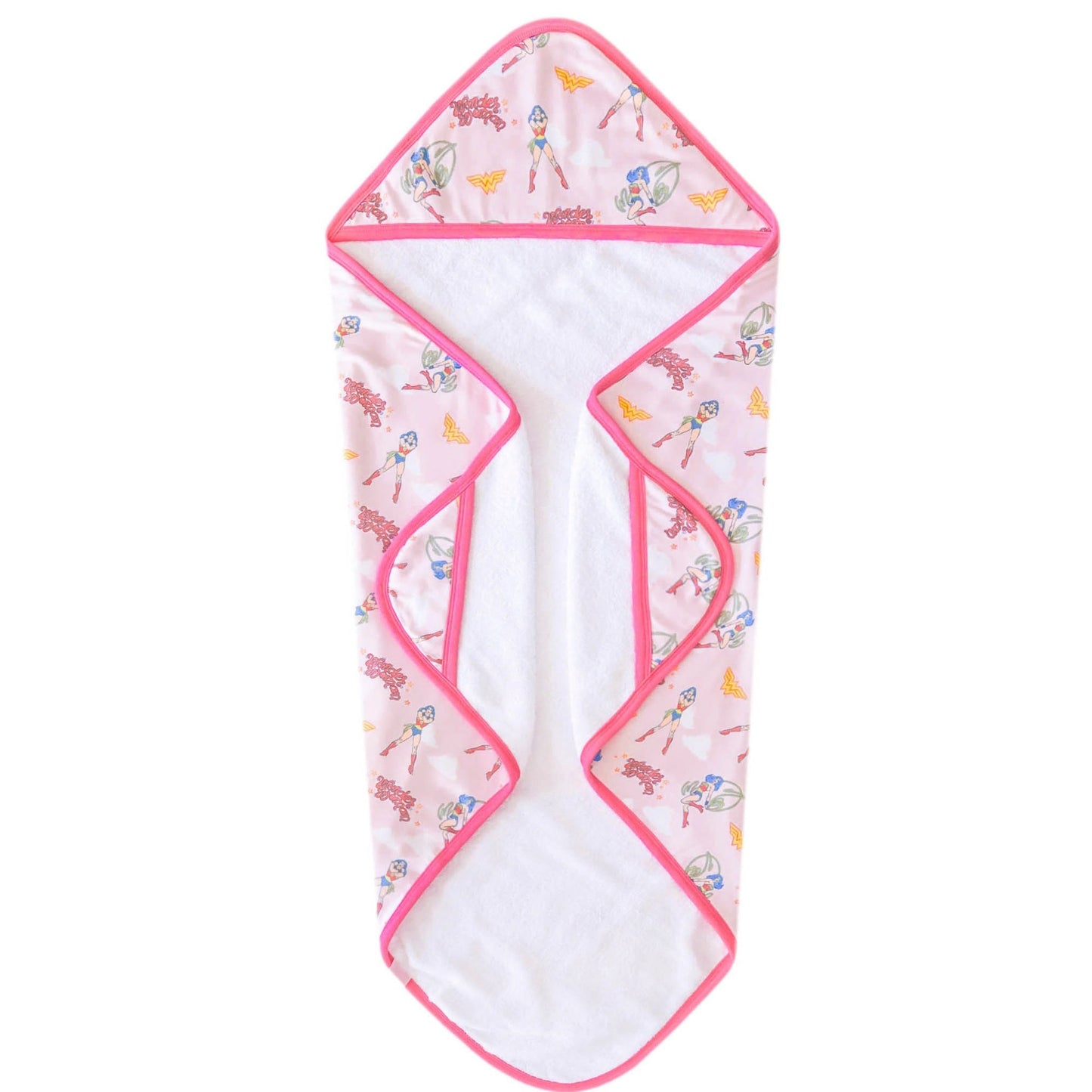 Premium Baby Knit Hooded Towel - Wonder Woman