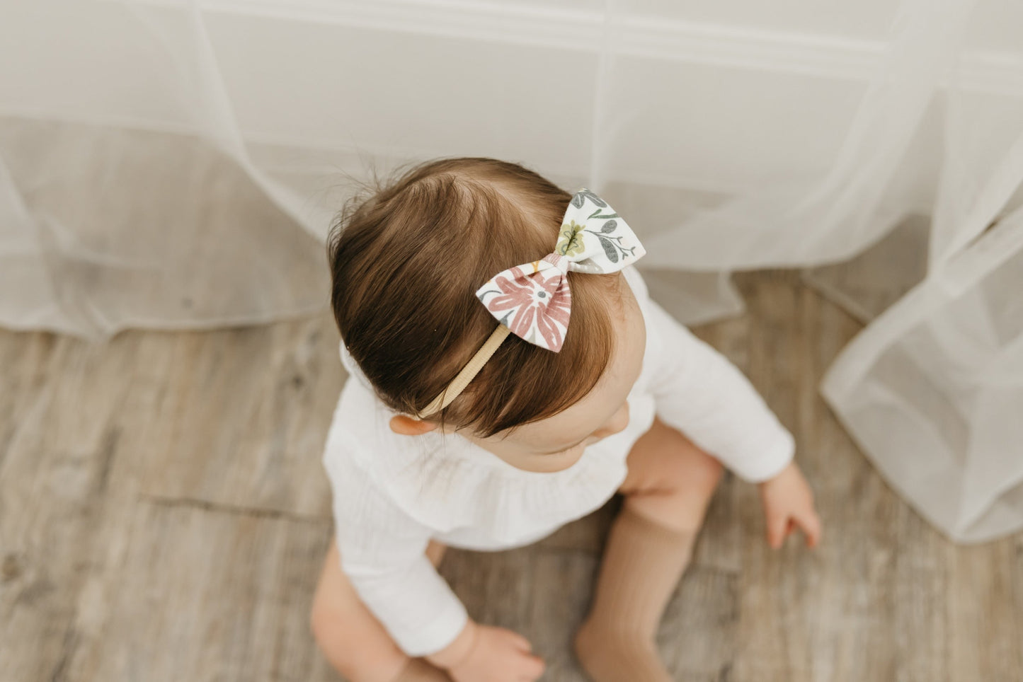 Bowtie Baby Bow - Olive