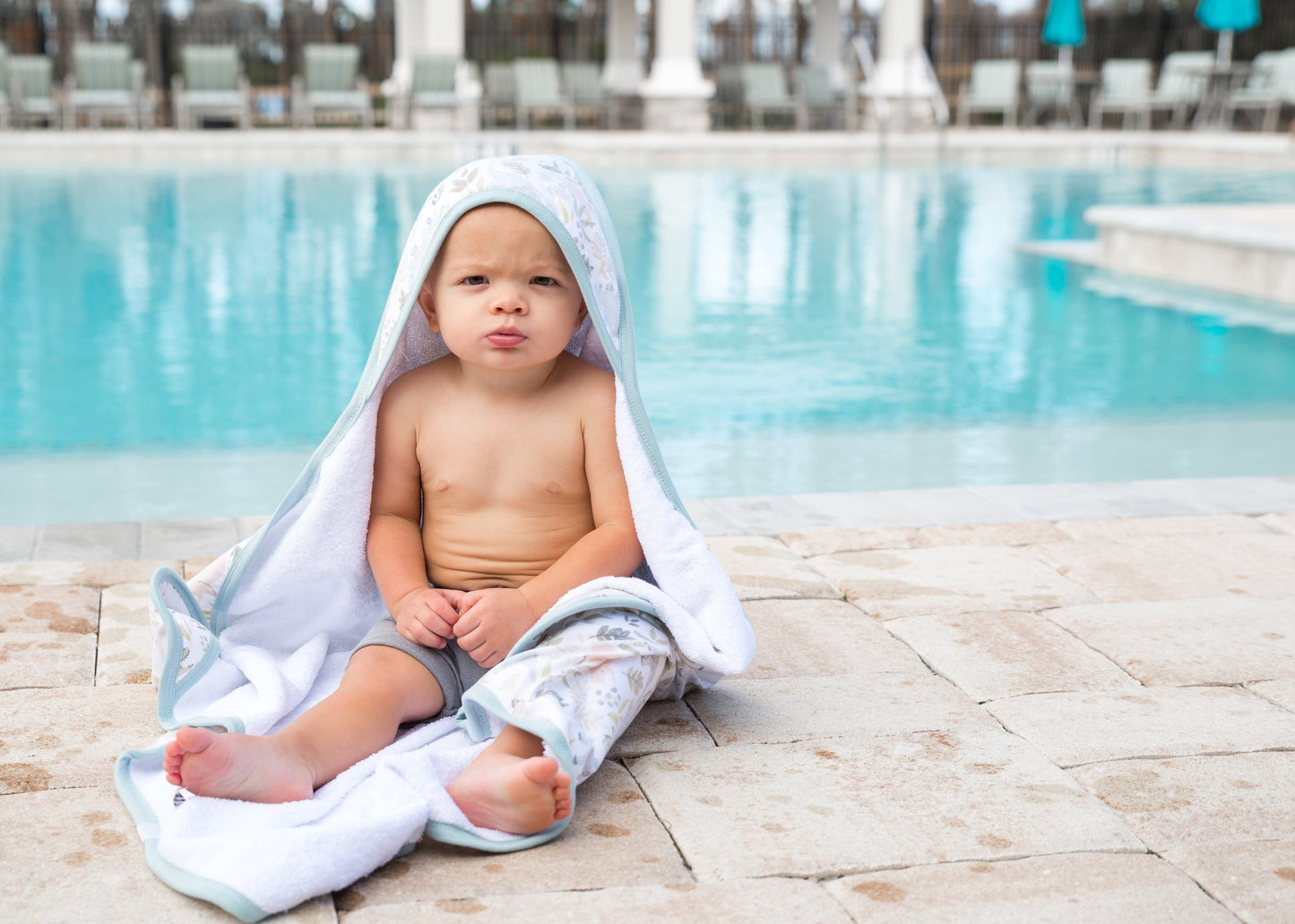 Premium Baby Knit Hooded Towel - Rex