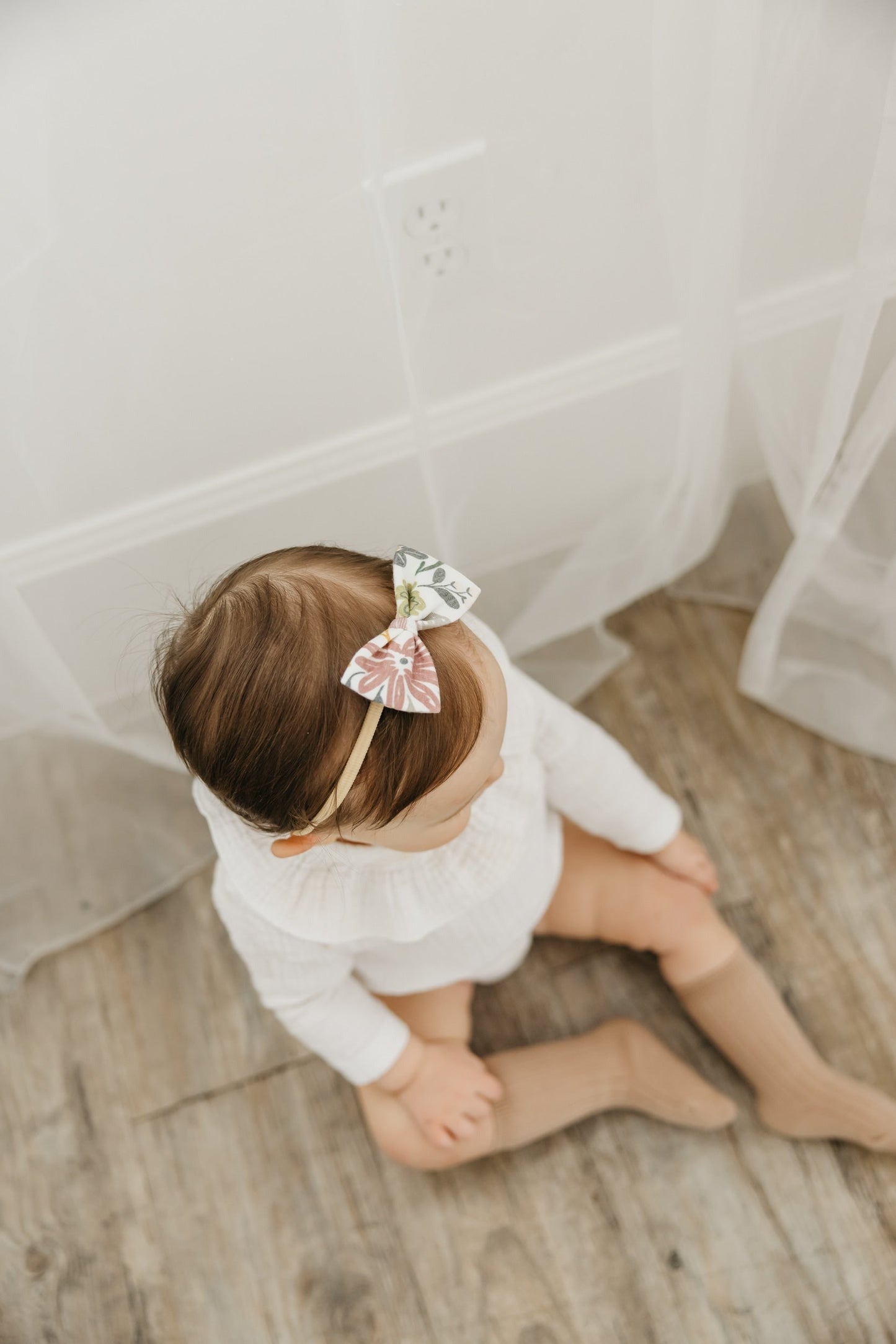 Bowtie Baby Bow - Olive